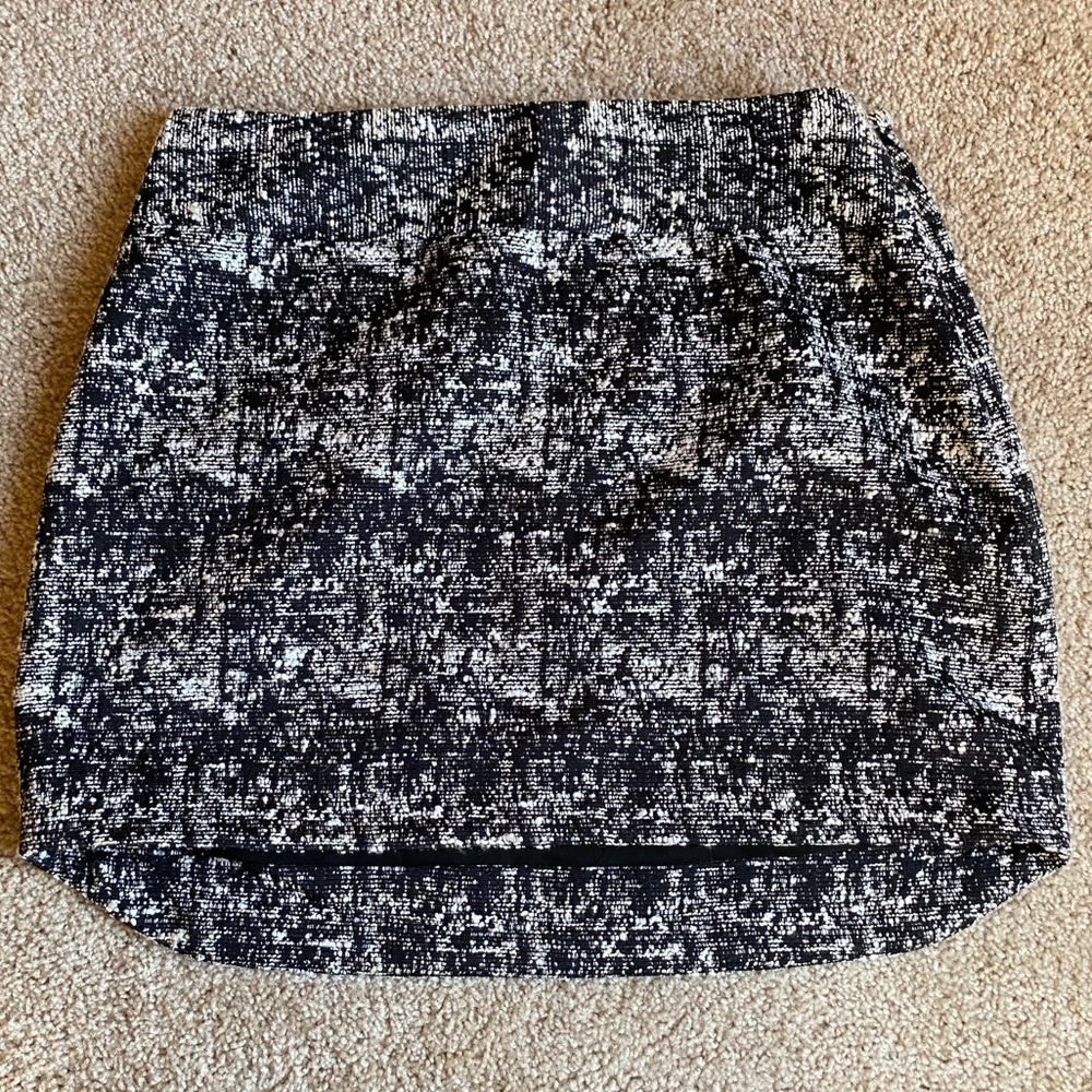 Banana Republic High Low Tweed Pencil Skirt